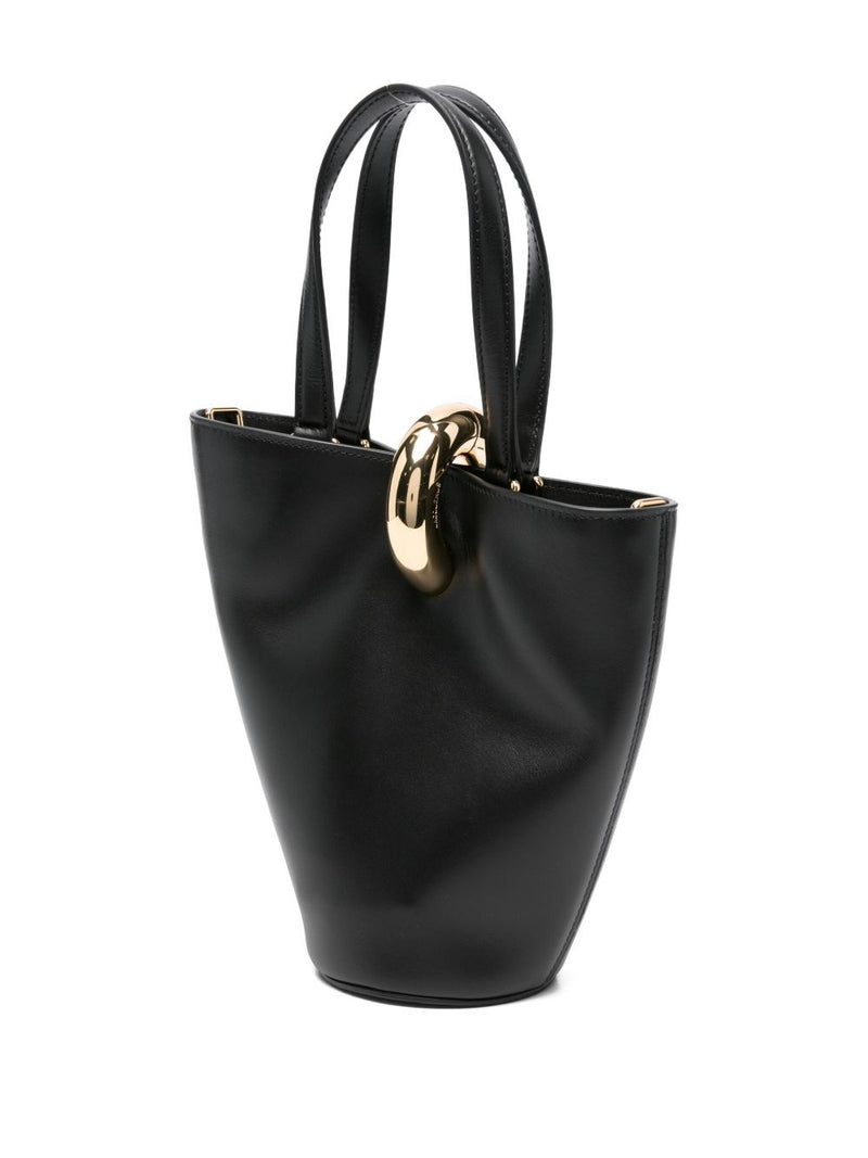 JACQUEMUS Le Petit Bambola leather bucket bag | Urbalenti™ NYC