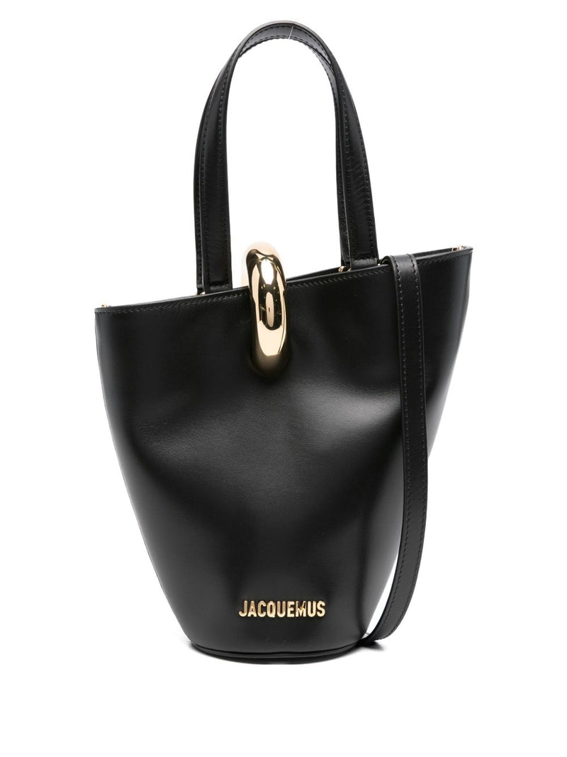 JACQUEMUS Le Petit Bambola leather bucket bag | Urbalenti™ NYC