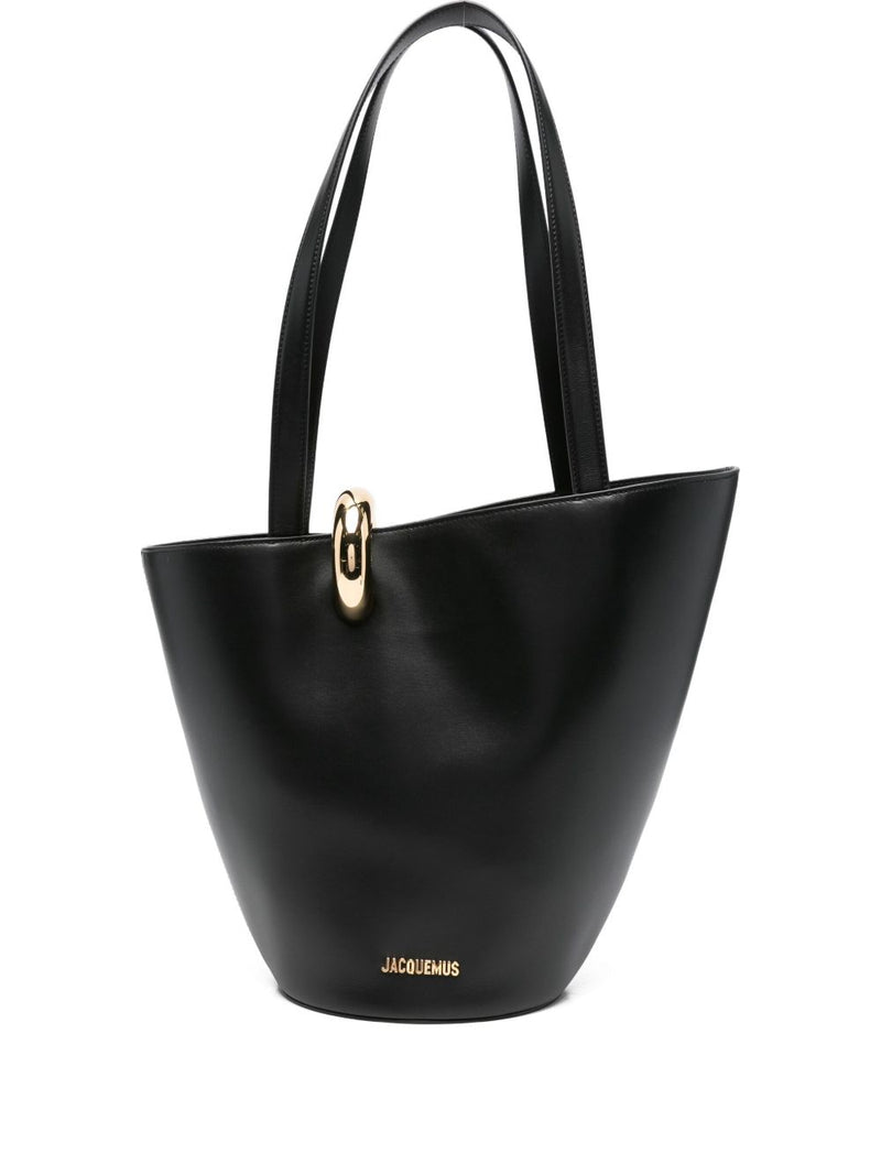 JACQUEMUS Le Bambola Moyen leather bucket bag Variant 2 | Urbalenti™ NYC