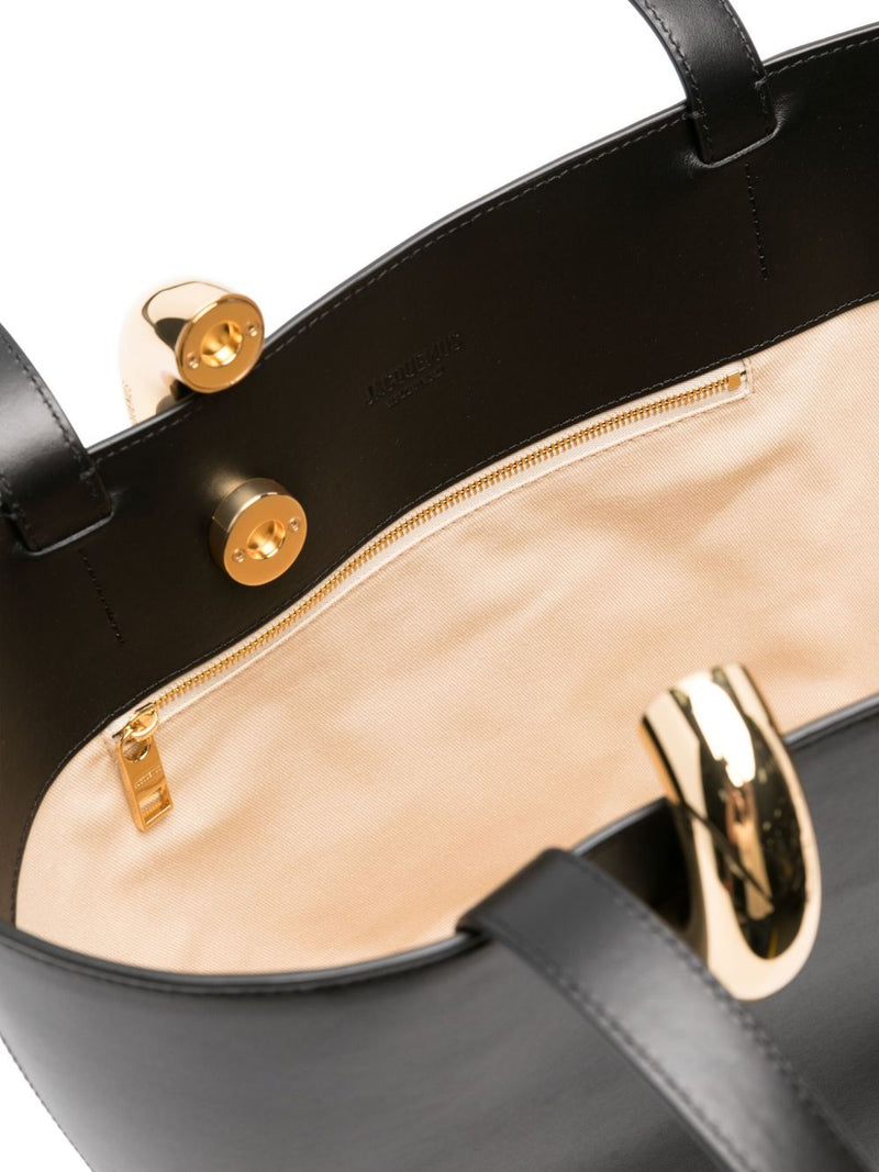 JACQUEMUS Le Bambola Moyen leather bucket bag Variant 2 | Urbalenti™ NYC