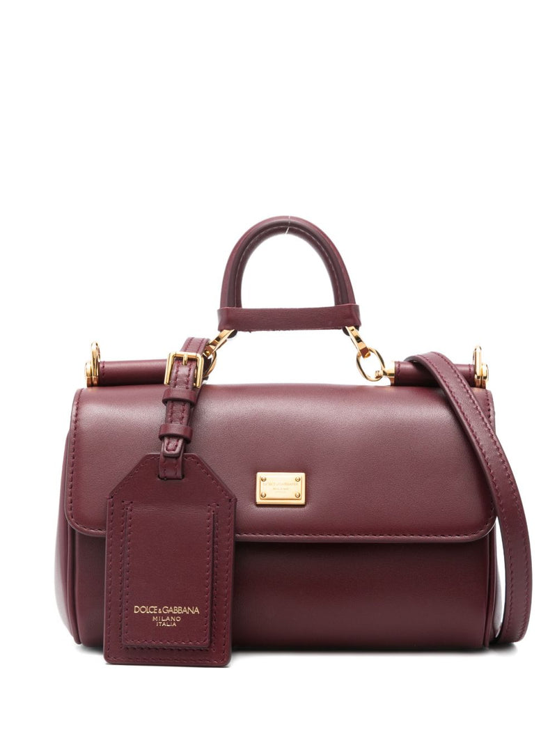Dolce & Gabbana My Sicily Mini Handbag In Plongé Calfskin - Leather | Ur... | Urbalenti™ NYC