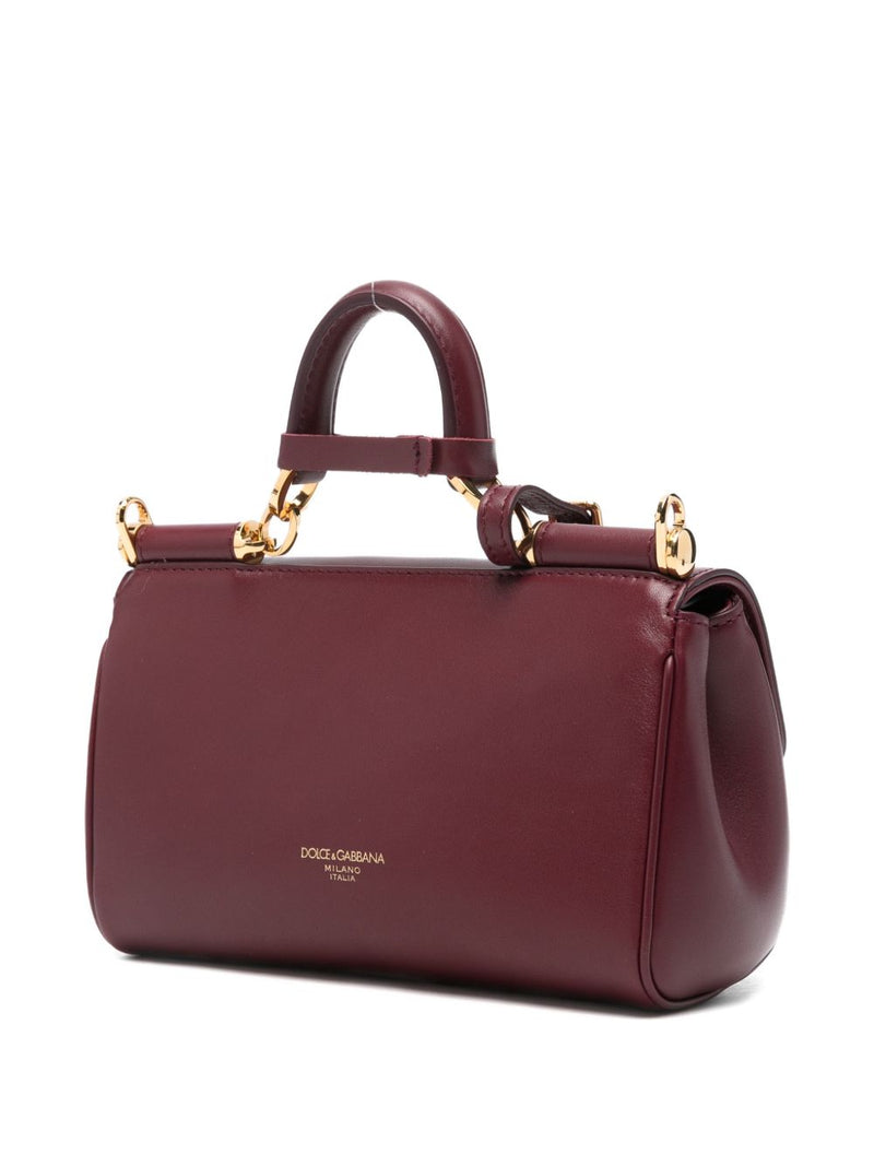 Dolce & Gabbana My Sicily Mini Handbag In Plongé Calfskin - Leather | Ur... | Urbalenti™ NYC