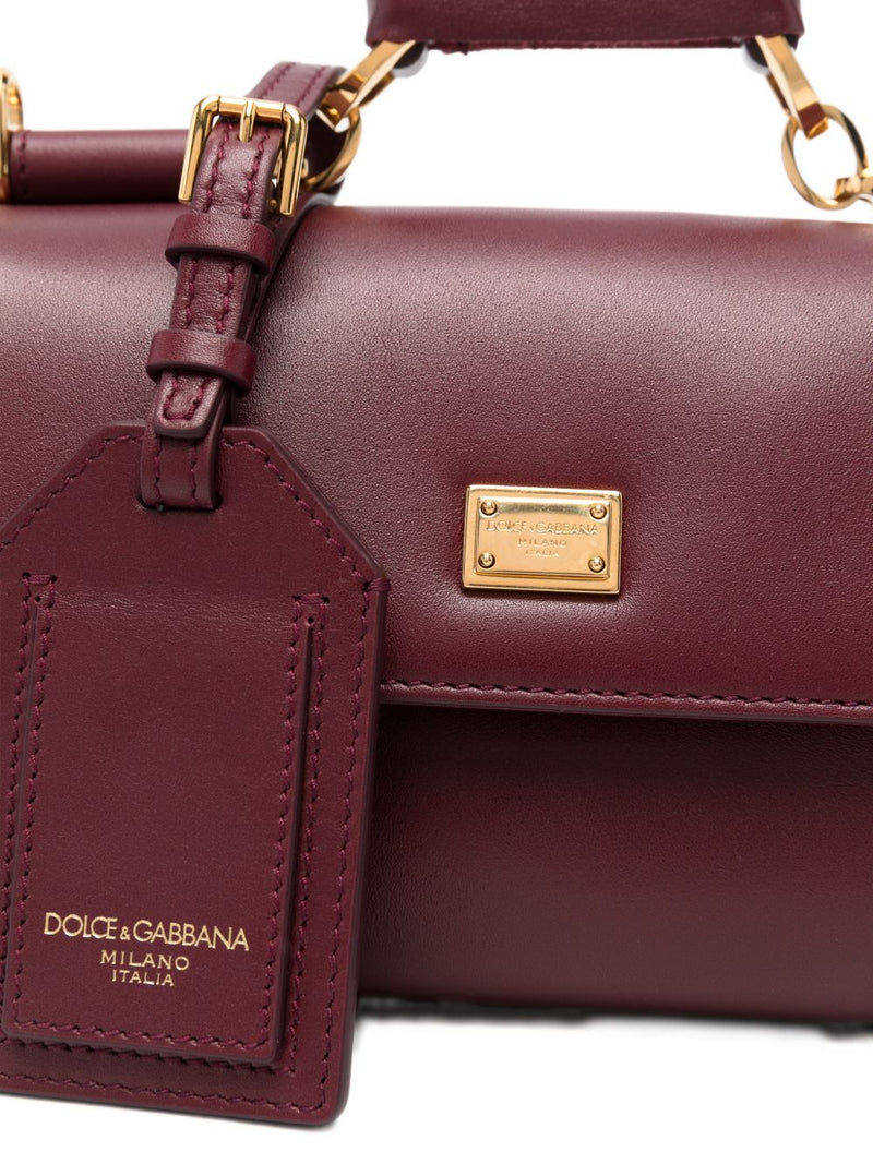 Dolce & Gabbana My Sicily Mini Handbag In Plongé Calfskin - Leather | Ur... | Urbalenti™ NYC