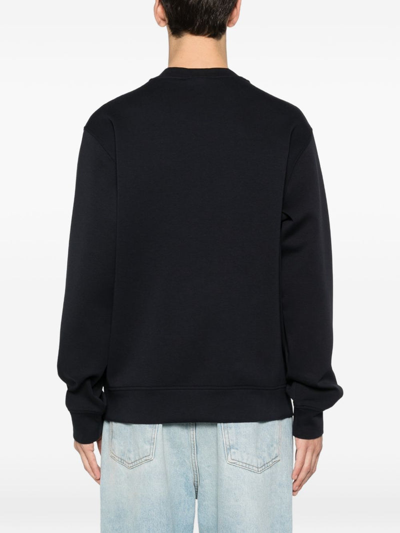 Emporio Armani Cotton crewneck sweatshirt | Urbalenti™ NYC