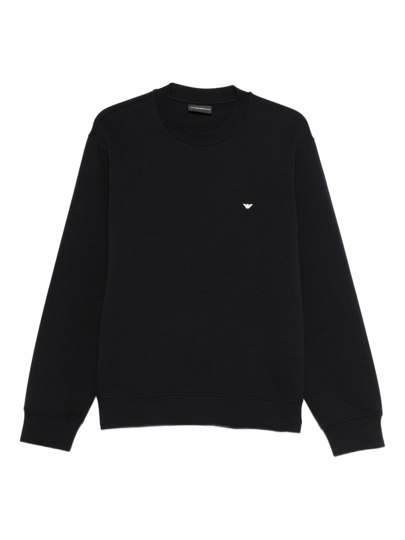 Emporio Armani Cotton crewneck sweatshirt | Urbalenti™ NYC