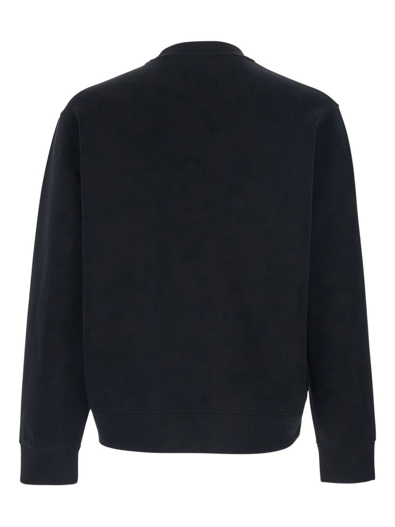 Emporio Armani Cotton crewneck sweatshirt | Urbalenti™ NYC