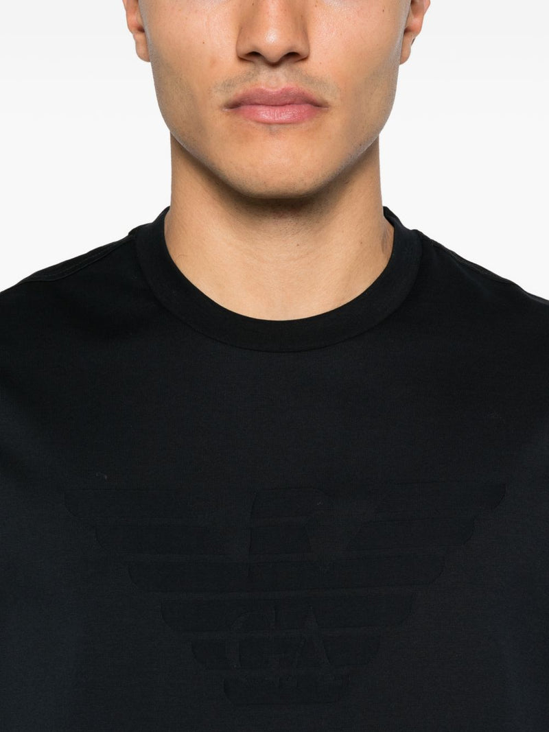 Emporio Armani Logo cotton t-shirt | Urbalenti™ NYC