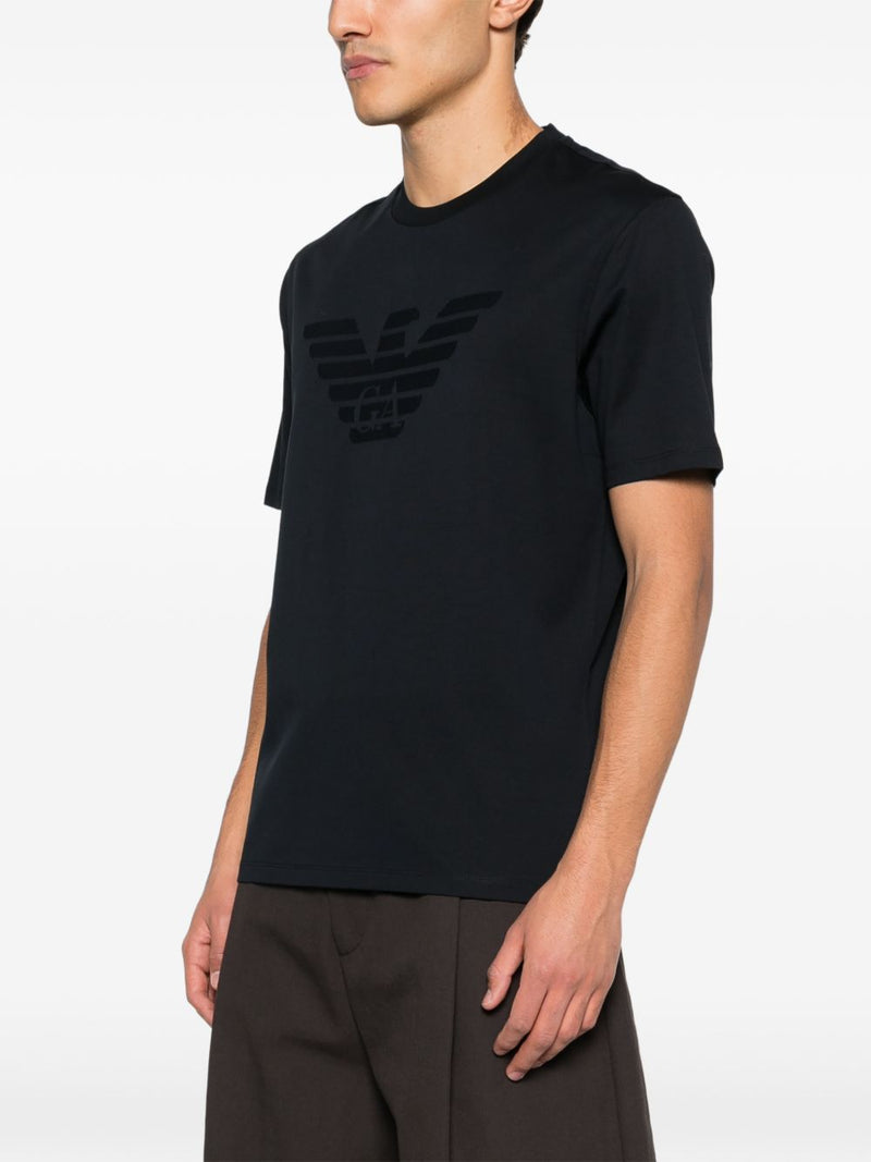 Emporio Armani Logo cotton t-shirt | Urbalenti™ NYC