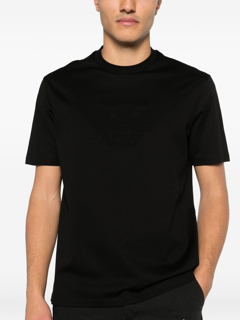 Emporio Armani Logo cotton t-shirt | Urbalenti™ NYC