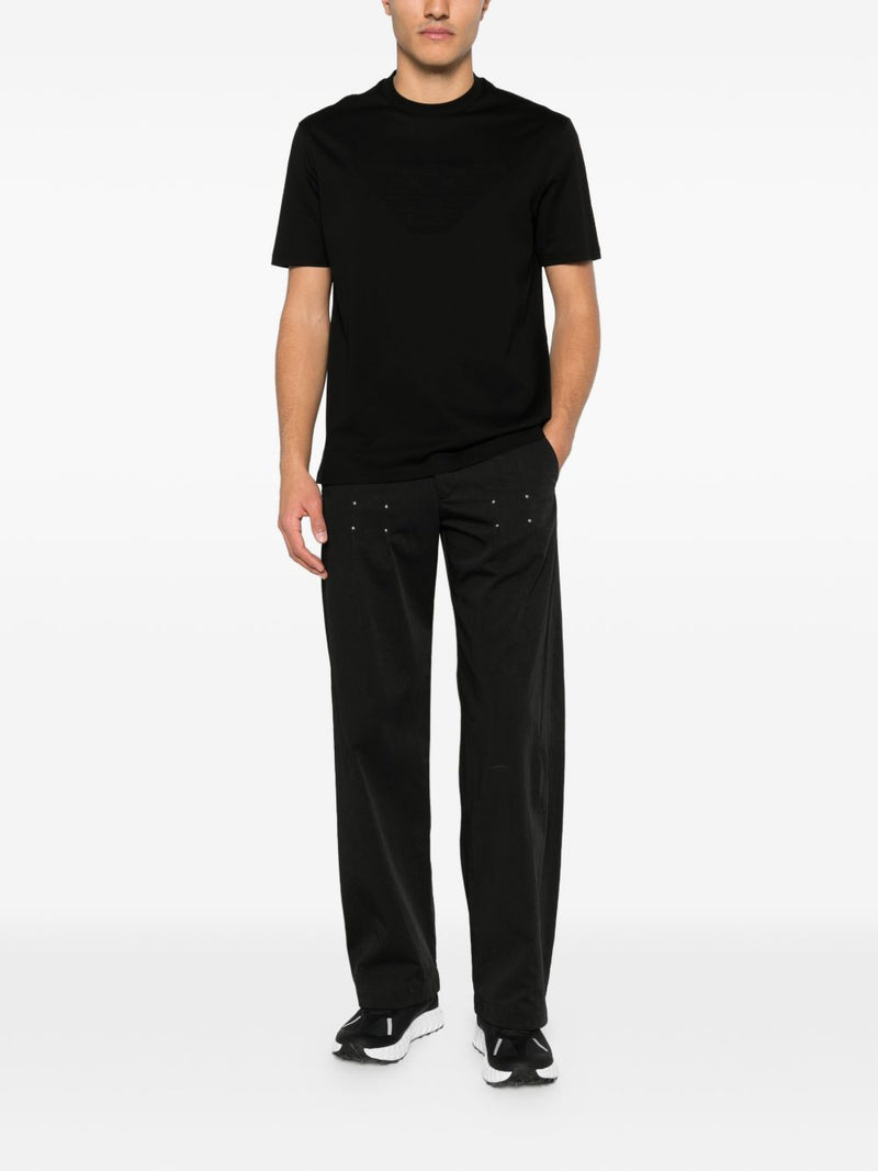 Emporio Armani Logo cotton t-shirt | Urbalenti™ NYC