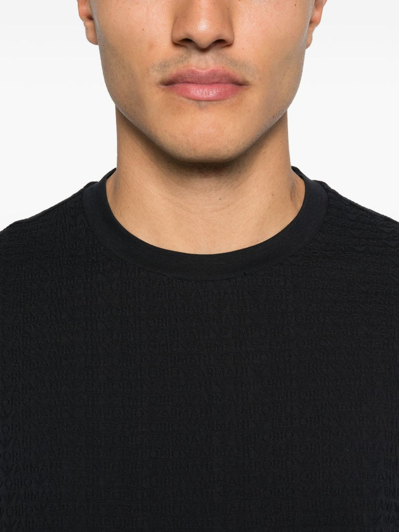Emporio Armani Emporio Armani Logo cotton t-shirt | URBALENTI™ NYC