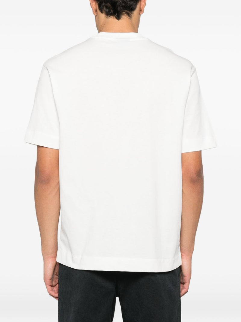 Emporio Armani Logo cotton t-shirt | Urbalenti™ NYC