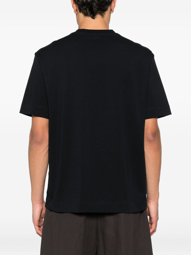 Emporio Armani Logo cotton t-shirt | Urbalenti™ NYC