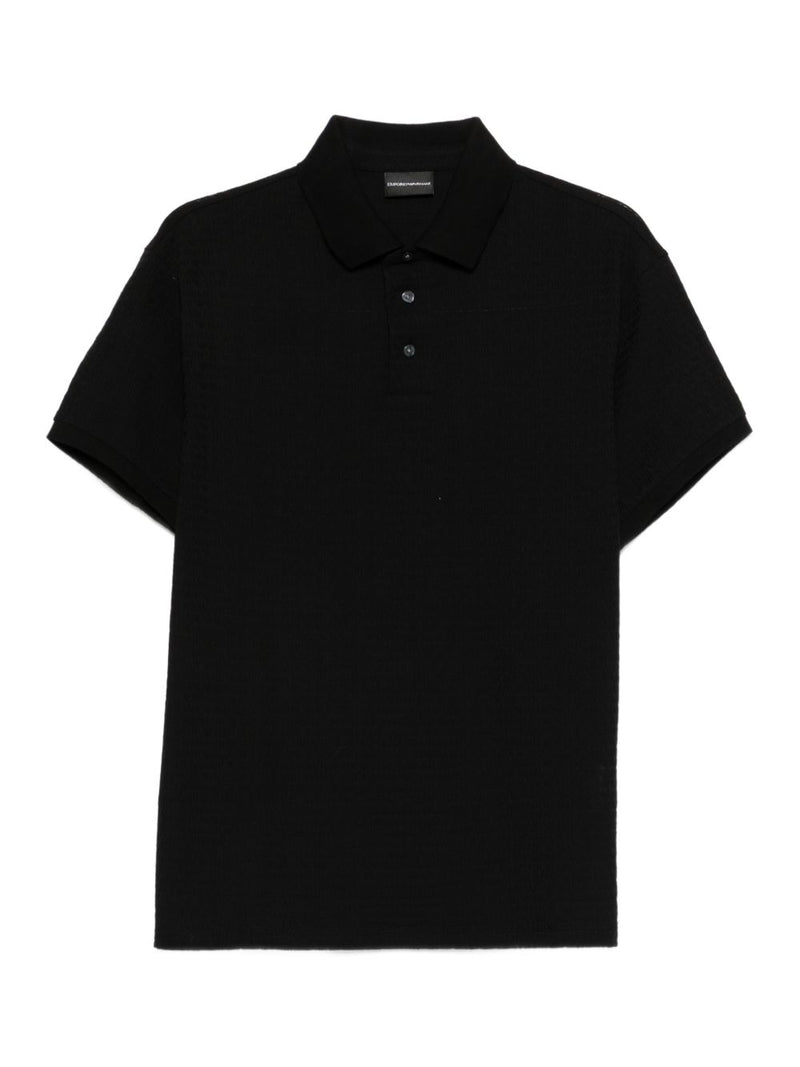 Emporio Armani Logo cotton polo shirt | Urbalenti™ NYC