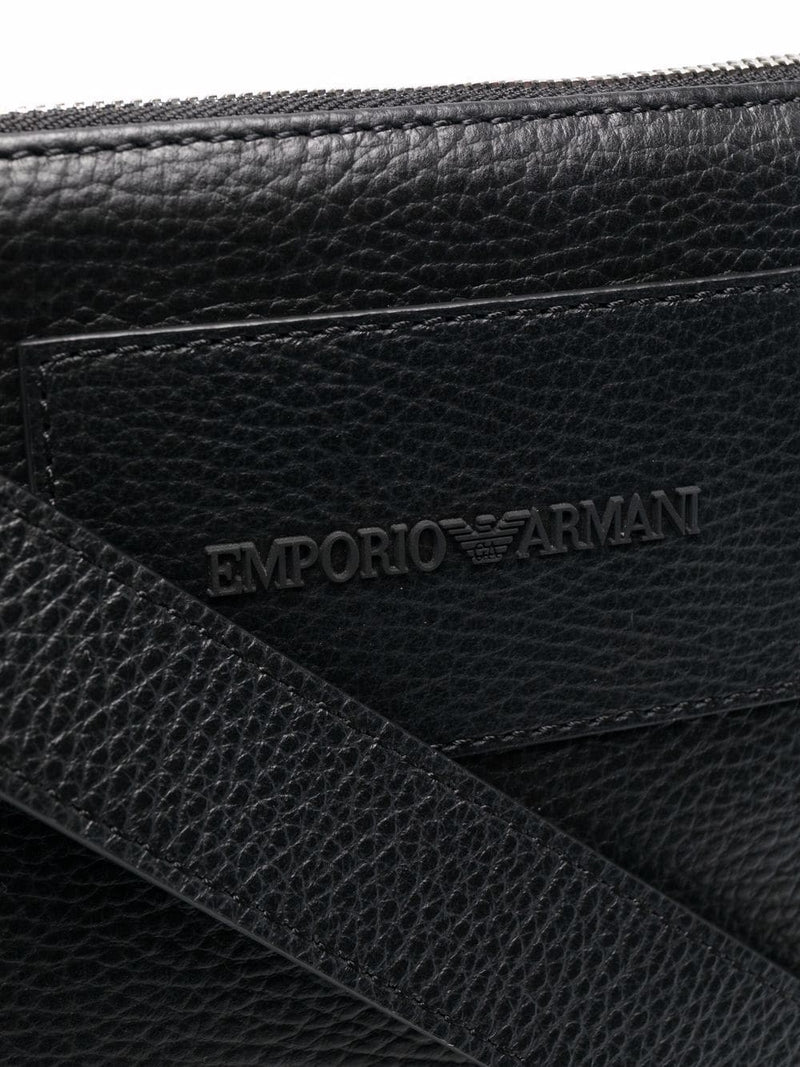 Emporio Armani Emporio Armani logo-embossed messenger bag