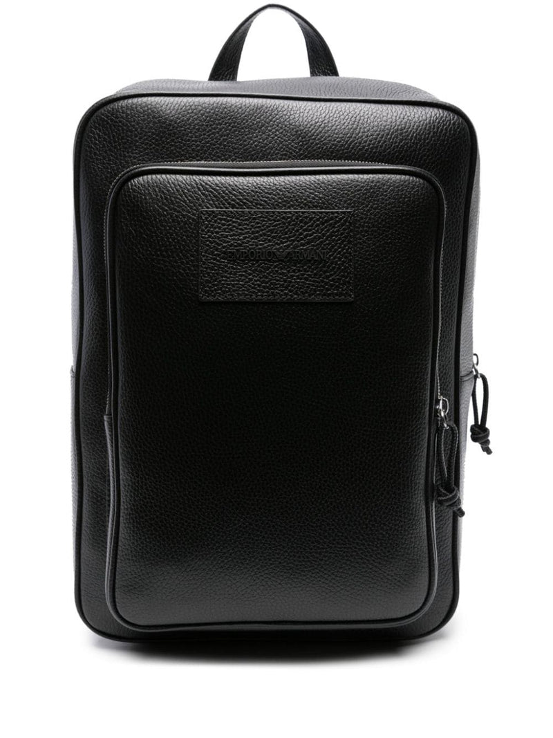 Emporio Armani Emporio Armani leather backpack