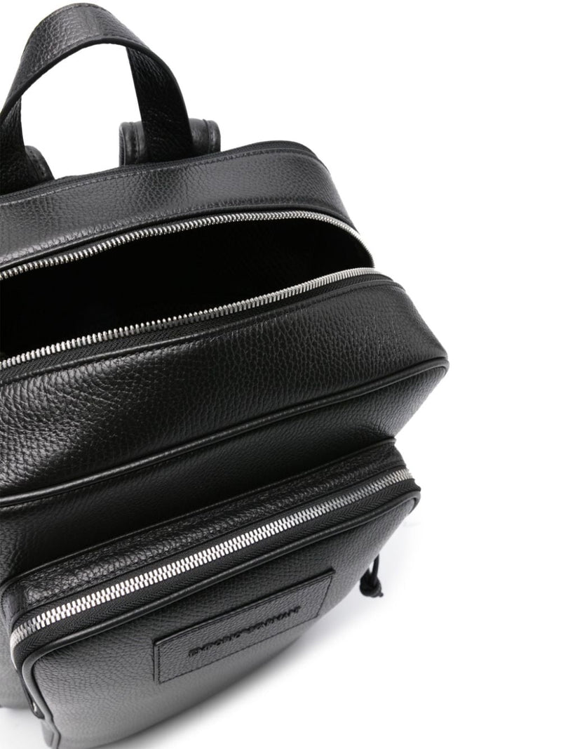 Emporio Armani Emporio Armani leather backpack