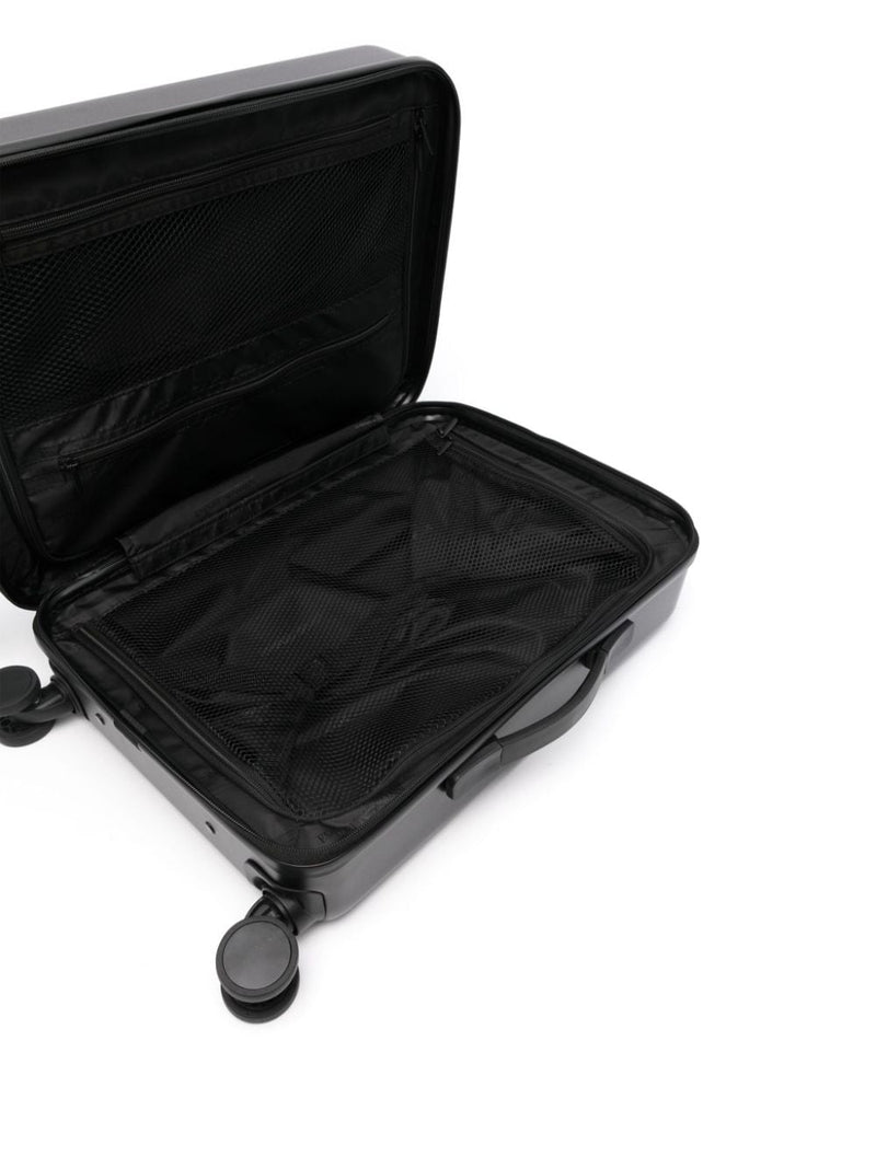 Emporio Armani carry-on suitcase with logo plaque | Urbalenti | Urbalent... | Urbalenti™ NYC