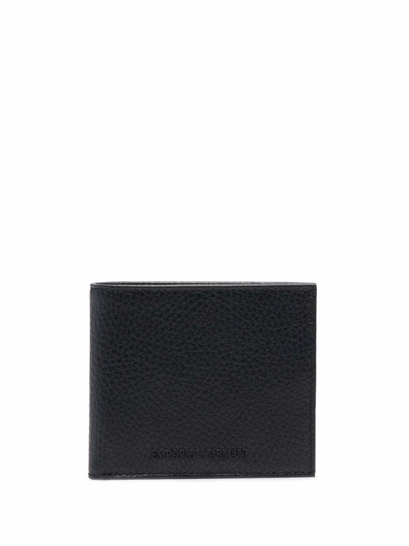 Emporio Armani Emporio Armani Grained Leather Wallet With Coin Pocket