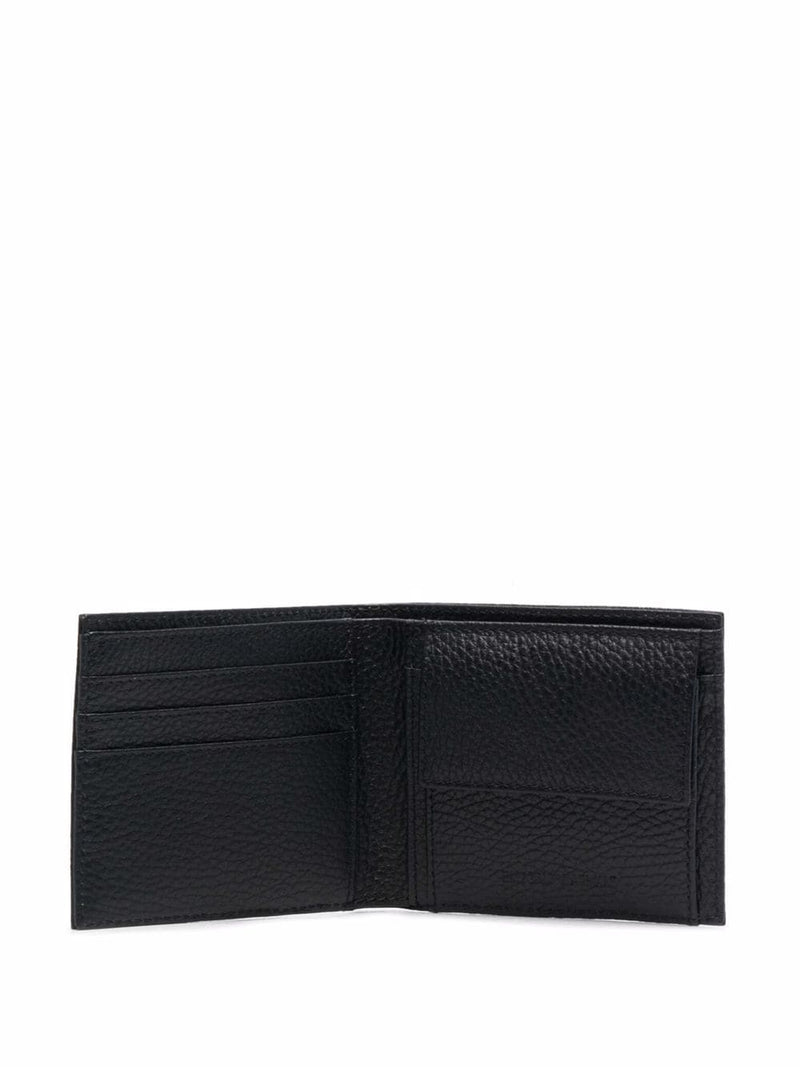 Emporio Armani Emporio Armani Grained Leather Wallet With Coin Pocket