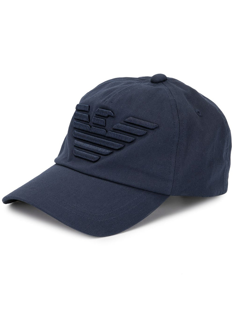 Emporio Armani Baseball Cap With Large Embroidered Eagle | Urbalenti™ NYC