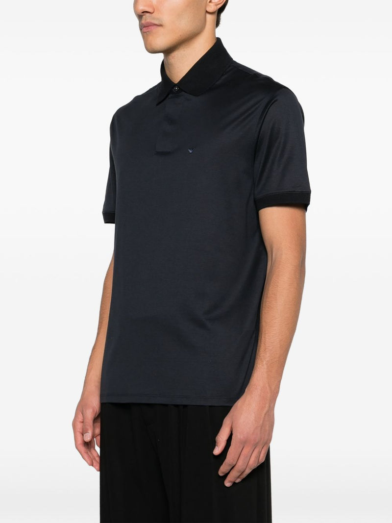 Emporio Armani Cotton polo shirt | Urbalenti™ NYC