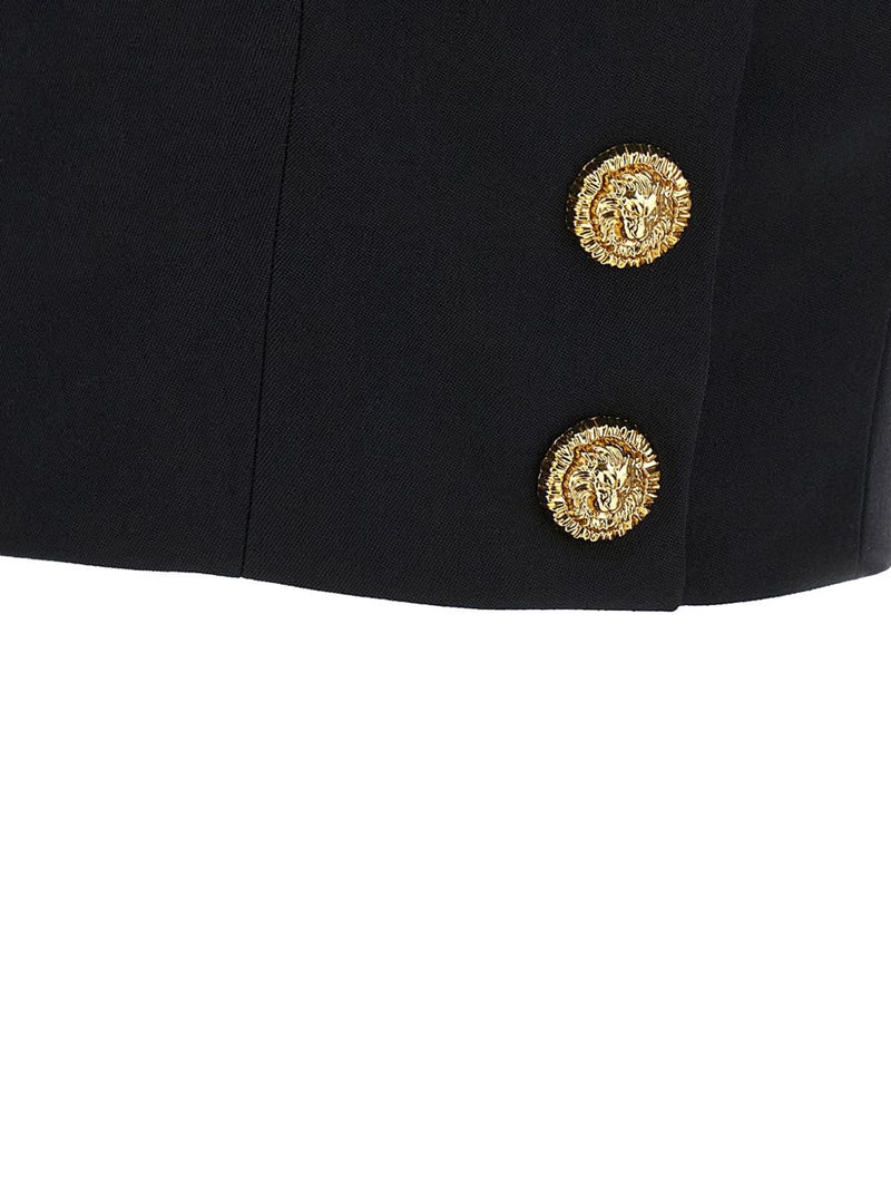Balmain Balmain cropped Wool brassiere top