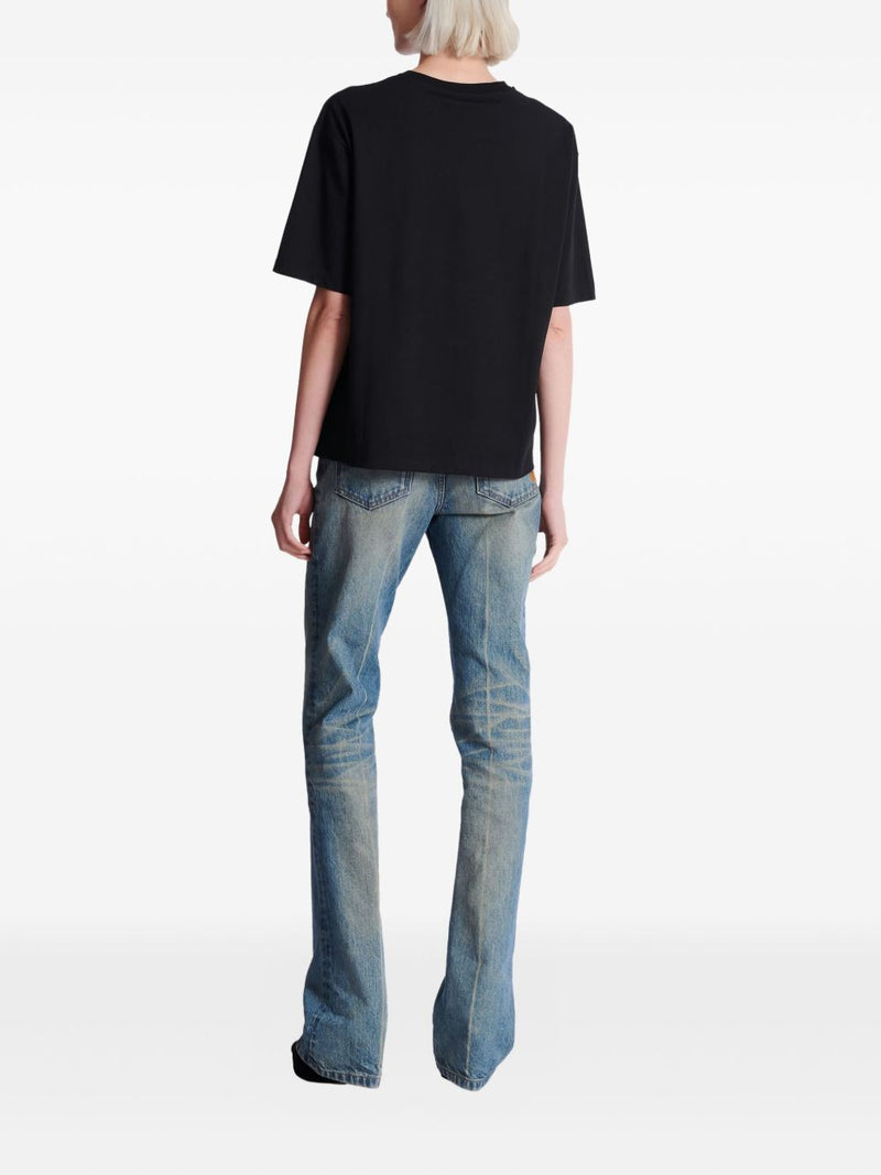 Balmain Balmain Boxy T-shirt with Brush print