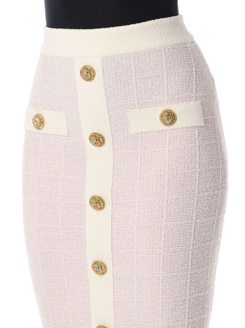 Balmain Balmain Tweed long skirt