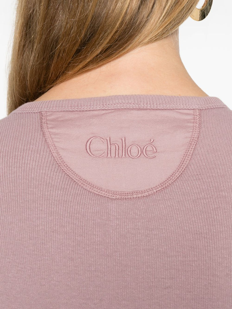 Chloé ChloÃ© Cotton crewneck sweater | Urbalenti™ NYC