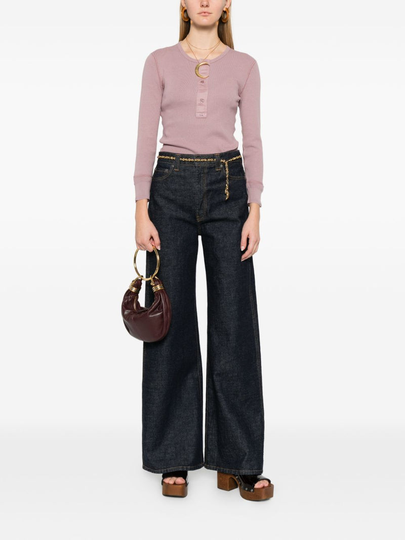 Chloé ChloÃ© Cotton crewneck sweater | Urbalenti™ NYC