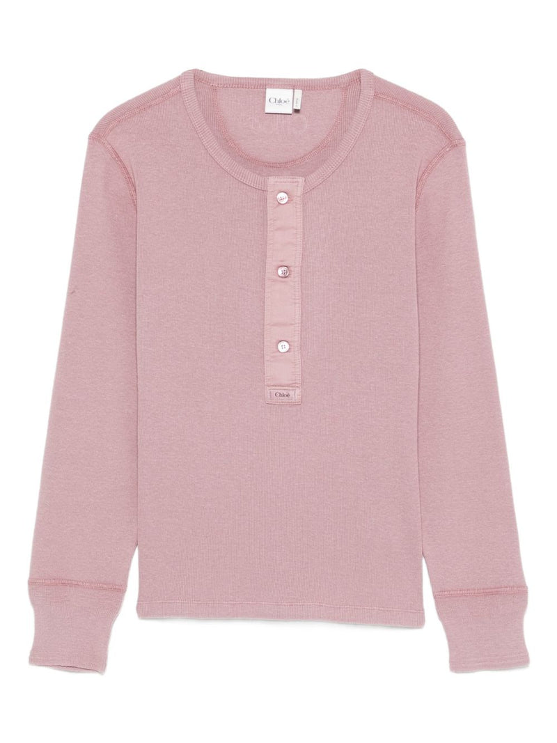 Chloé ChloÃ© Cotton crewneck sweater | Urbalenti™ NYC