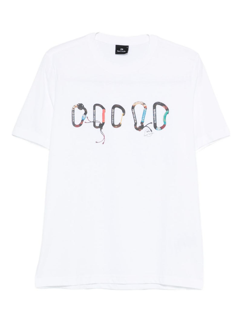 PS By Paul Smith Ps By Paul Smith Carabiner organic cotton t-shirt