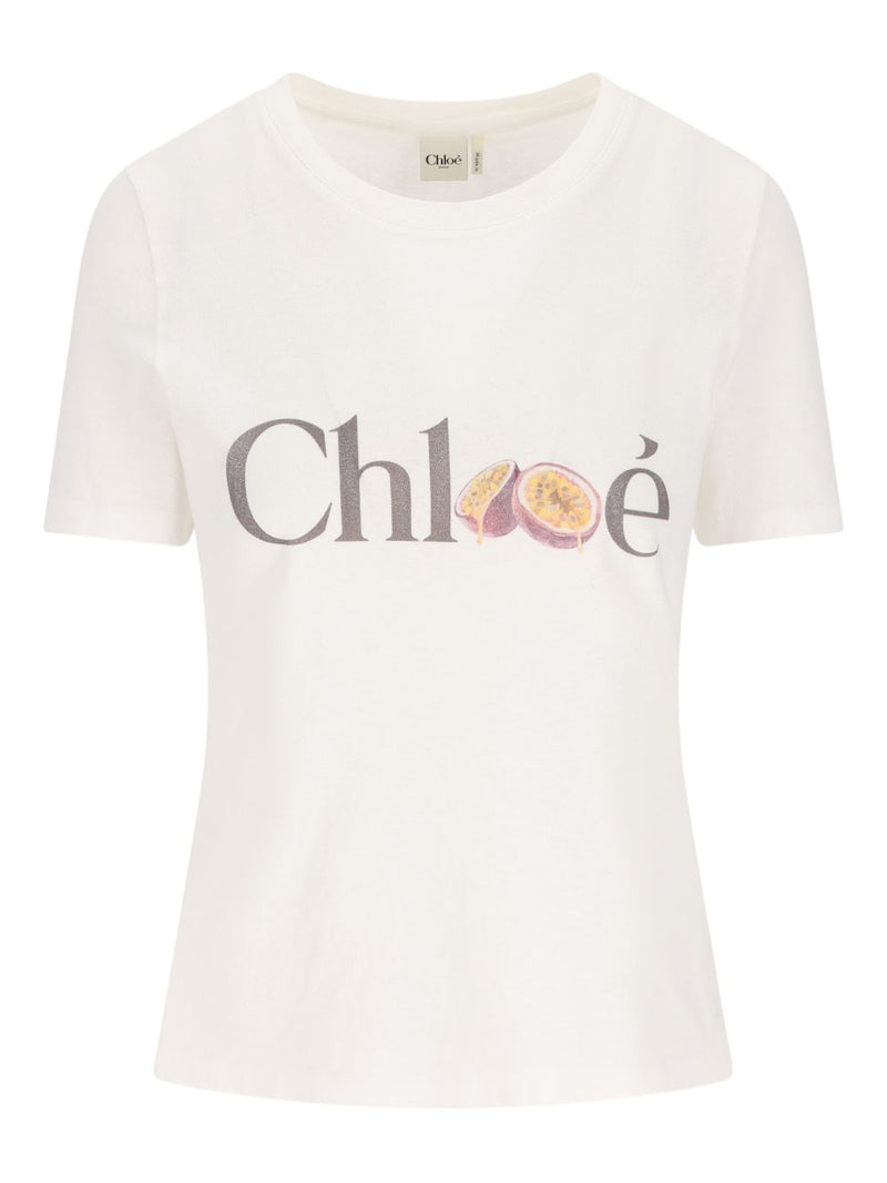 Chloé ChloÃ© Logo cotton t-shirt | Urbalenti™ NYC
