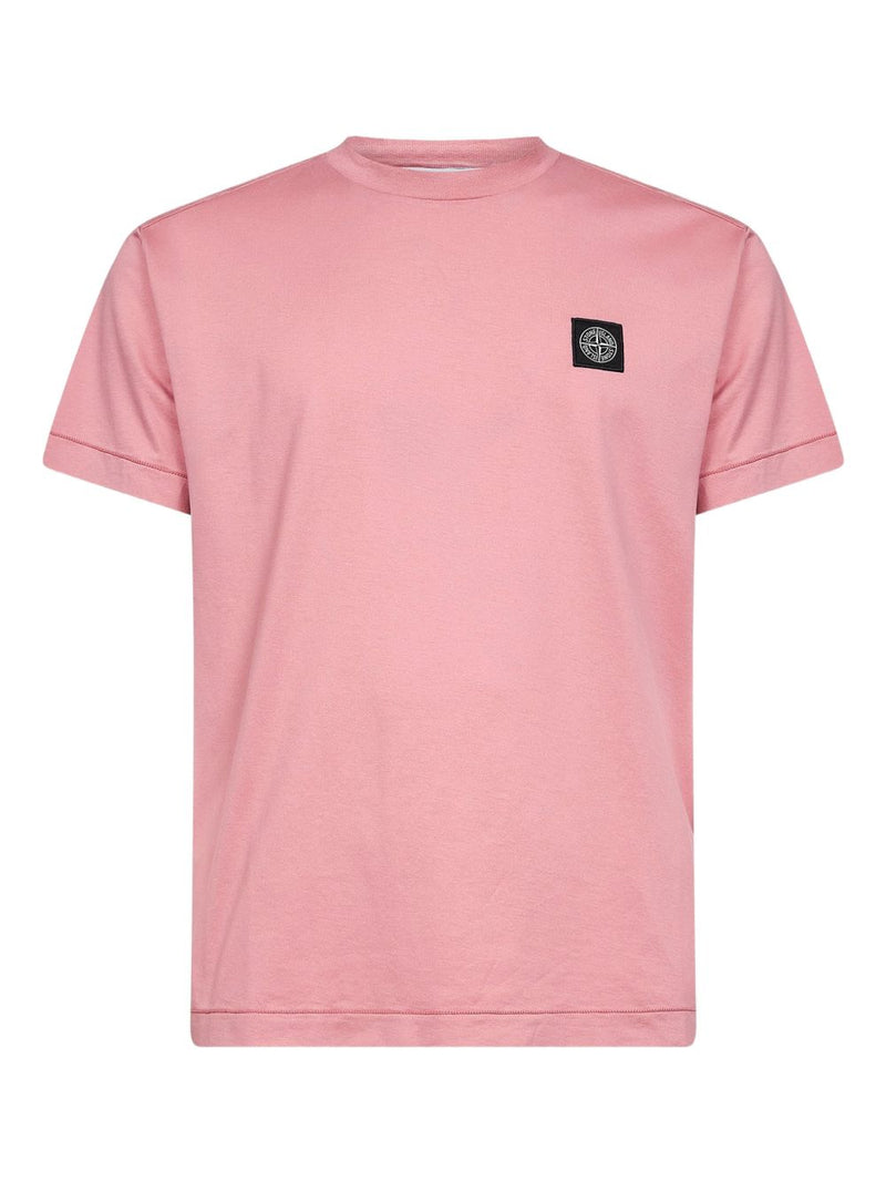 Stone Island Logo cotton t-shirt | Urbalenti™ NYC