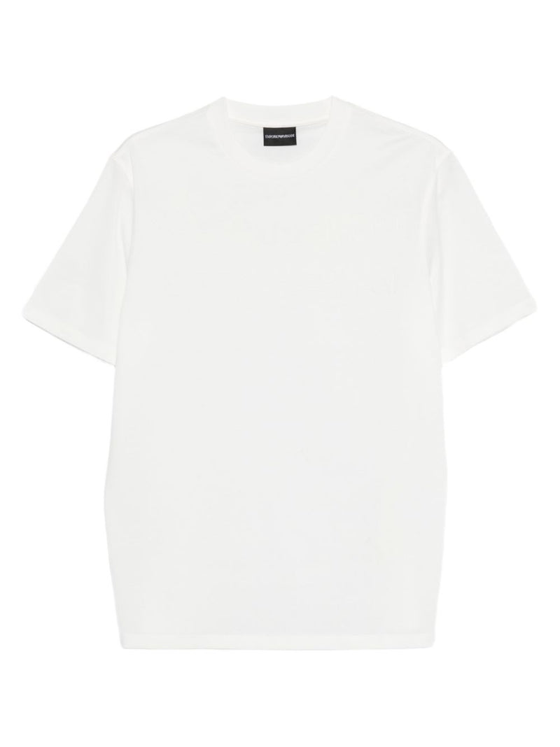 Emporio Armani Logo cotton t-shirt | Urbalenti™ NYC
