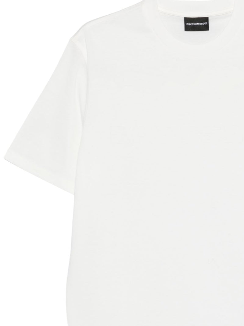 Emporio Armani Logo cotton t-shirt | Urbalenti™ NYC