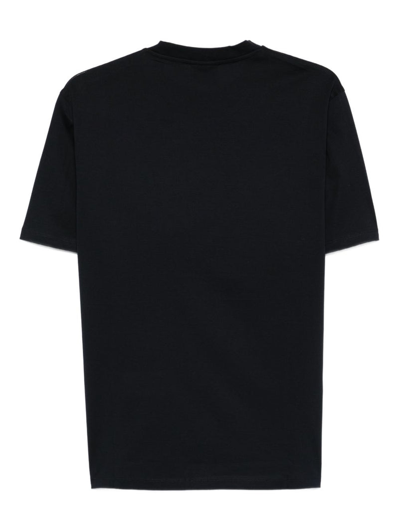 Emporio Armani Logo cotton t-shirt | Urbalenti™ NYC