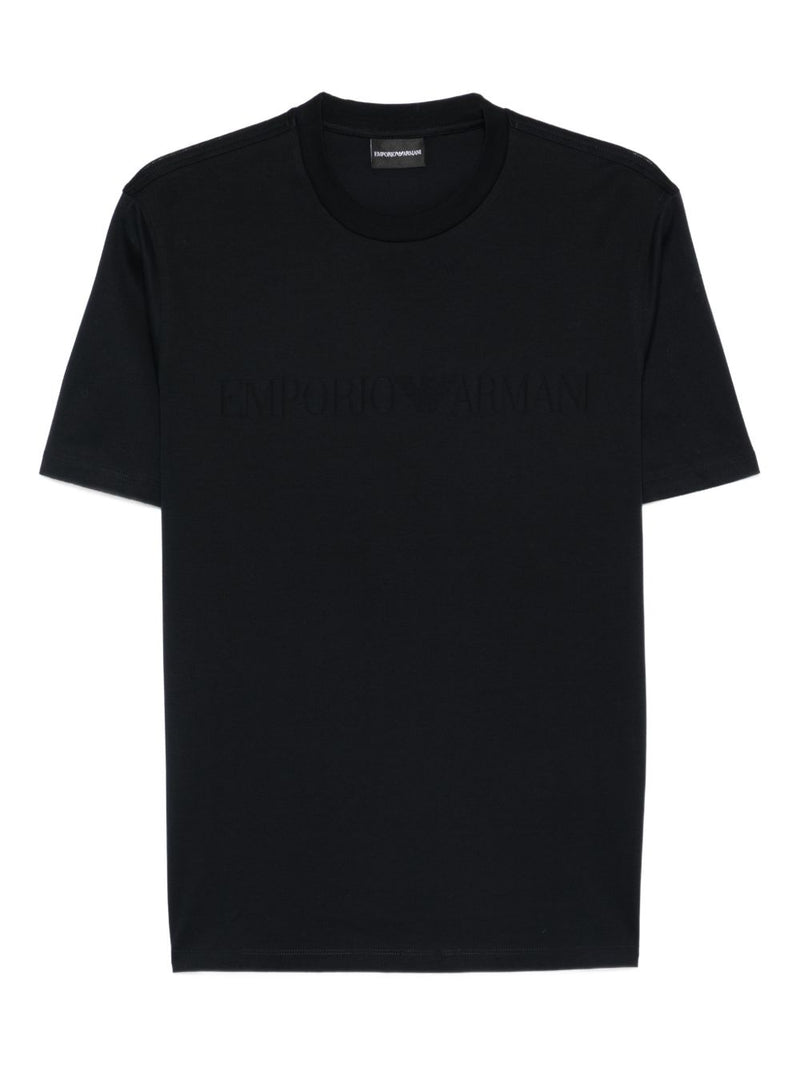 Emporio Armani Logo cotton t-shirt | Urbalenti™ NYC