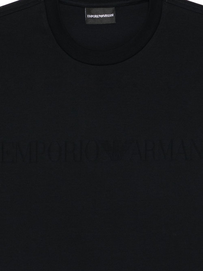 Emporio Armani Logo cotton t-shirt | Urbalenti™ NYC