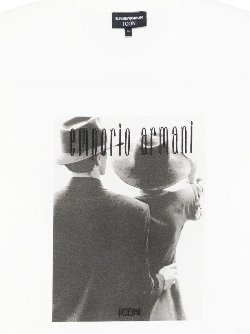 Emporio Armani Emporio Armani Printed cotton t-shirt