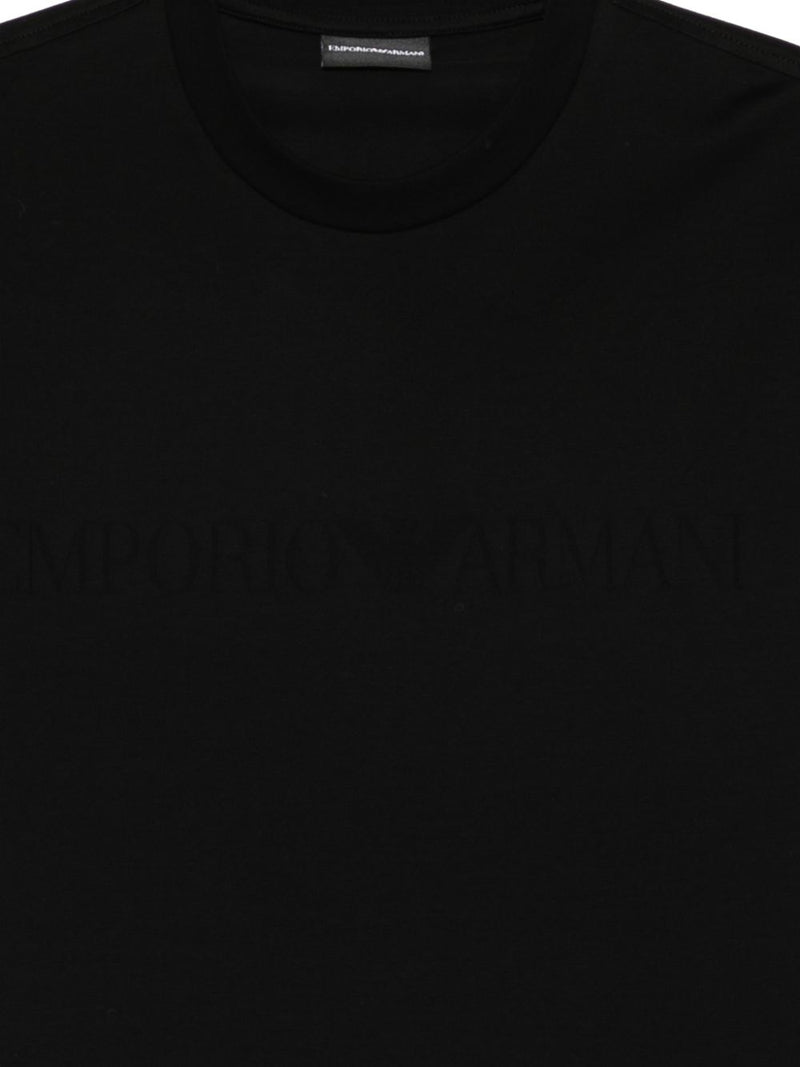 Emporio Armani Logo cotton t-shirt | Urbalenti™ NYC