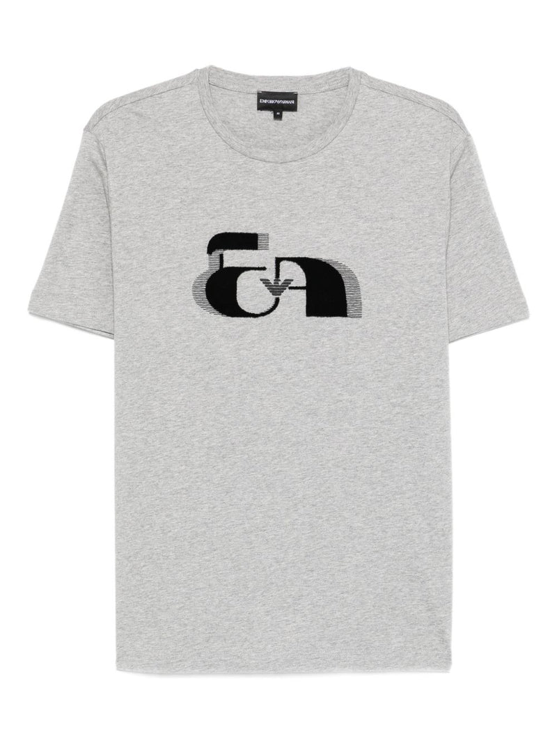 Emporio Armani Printed cotton t-shirt | Urbalenti™ NYC