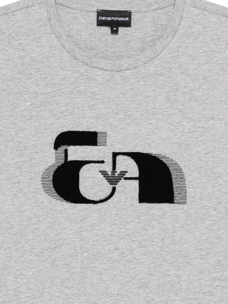 Emporio Armani Printed cotton t-shirt | Urbalenti™ NYC