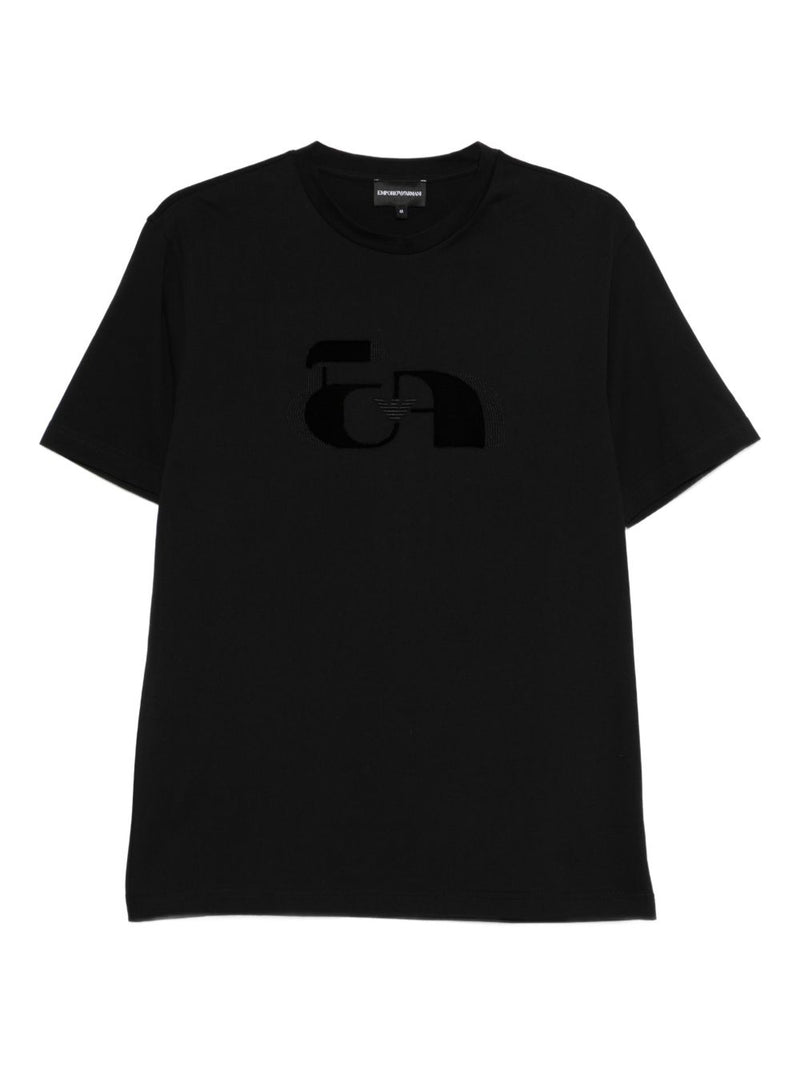 Emporio Armani Printed cotton t-shirt | Urbalenti™ NYC
