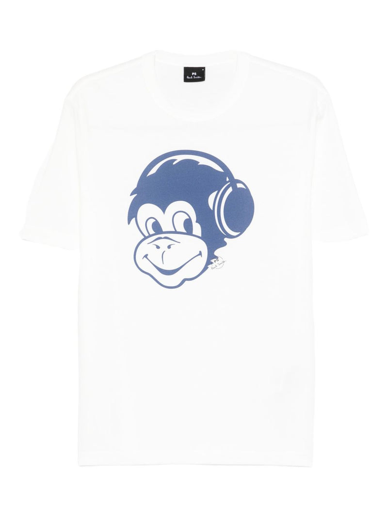 PS By Paul Smith Ps By Paul Smith Monkey Headphone cotton t-shirt