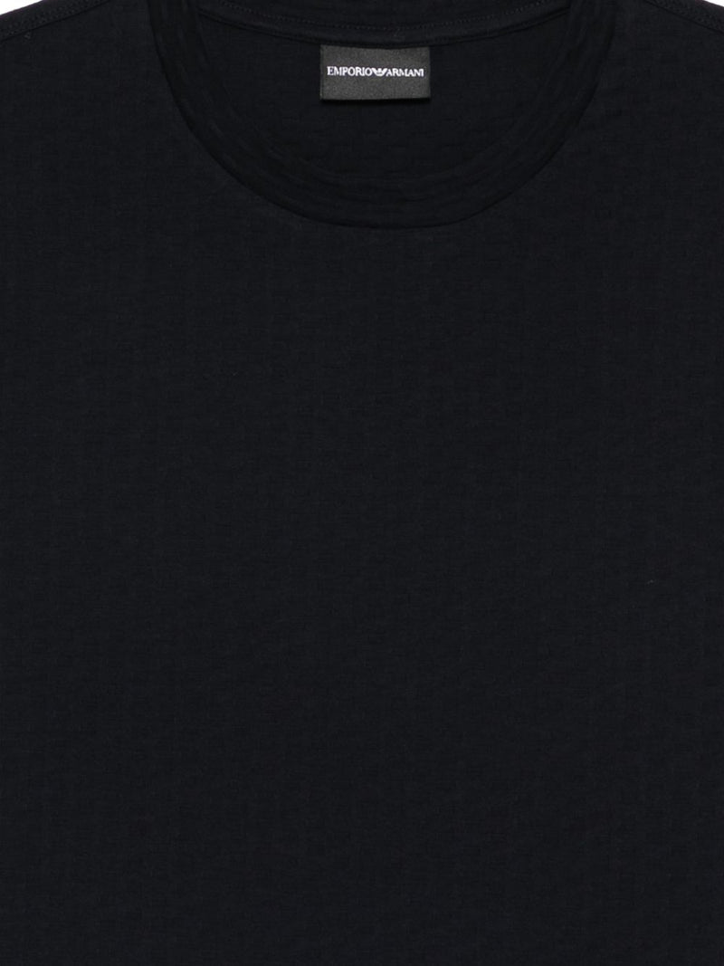 Emporio Armani Logo cotton t-shirt | Urbalenti™ NYC