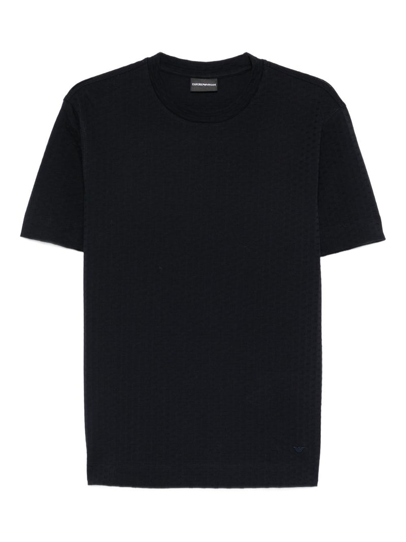 Emporio Armani Logo cotton t-shirt | Urbalenti™ NYC