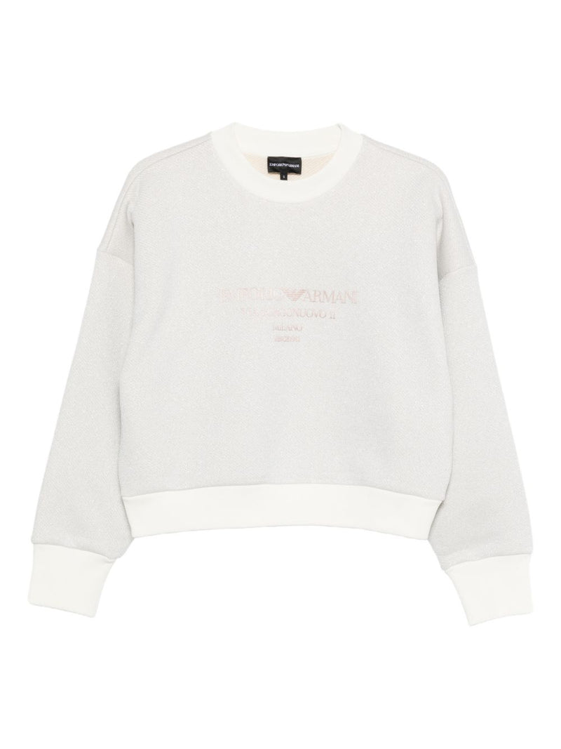Emporio Armani Lurex sweatshirt | Urbalenti™ NYC