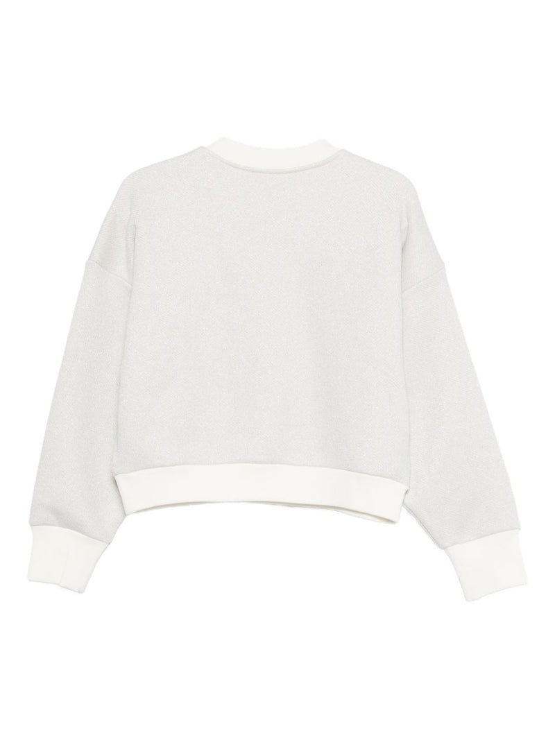 Emporio Armani Lurex sweatshirt | Urbalenti™ NYC